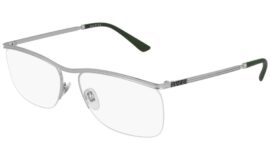 Gucci Rectangle Eyeglasses – Silver