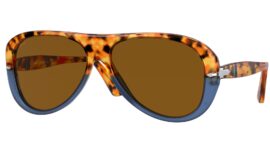Persol Women’s Sunglasses – Brown Tortoise And Opal Blue